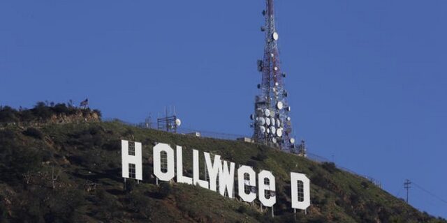 Το Hollywood έγινε ‘Hollyweed’