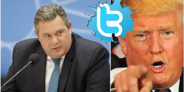 Ο Καμμένος ‘τουϊτάρει’ Ντόναλντ Τραμπ