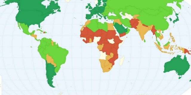 Χάρτης: Η ισότητα των δύο φύλων ανά χώρα. Σε ποια θέση βρίσκεται η Ελλάδα;