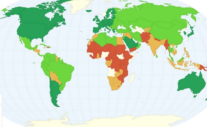 Χάρτης: Η ισότητα των δύο φύλων ανά χώρα. Σε ποια θέση βρίσκεται η Ελλάδα;