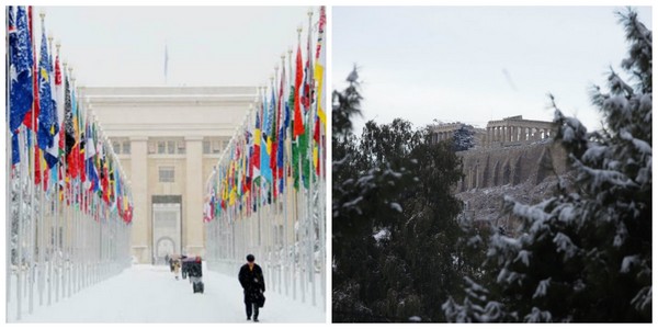 Το ‘διπλωματικό’ αστείο του Τσίπρα για το χιόνι και τη Γενεύη στην Αθήνα