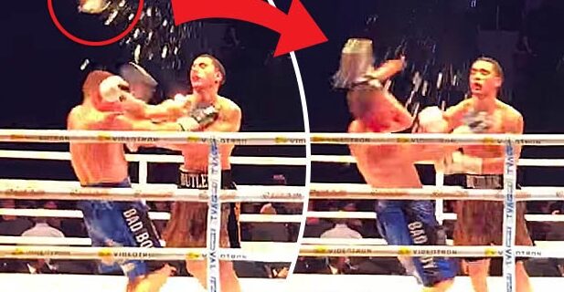 Μποξέρ βγαίνει νοκ άουτ από κουβά με πάγο από το κοινό κι ακολουθεί χάος