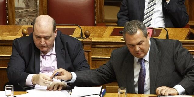 Καμμένος: Θα μπλοκάρουμε όποιον Φίλη ξεπεράσει τις κόκκινες γραμμές μας
