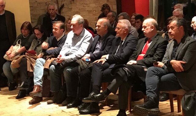 Διαμαντοπούλου, Θεοδωράκης, Χριστοδουλάκης σε εκδήλωση του Λυκούδη