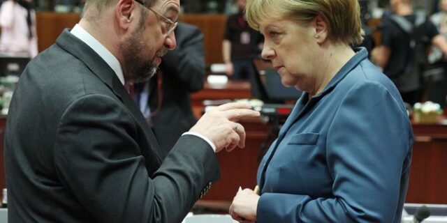 Προβάδισμα 10 μονάδων για τους συντηρητικούς της Μέρκελ έναντι του Σουλτς