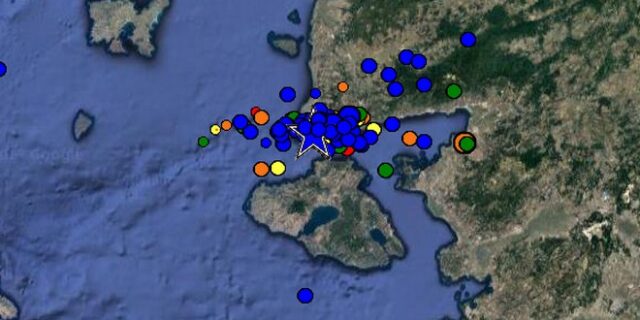 Μπαράζ σεισμικών δονήσεων στη Λέσβο