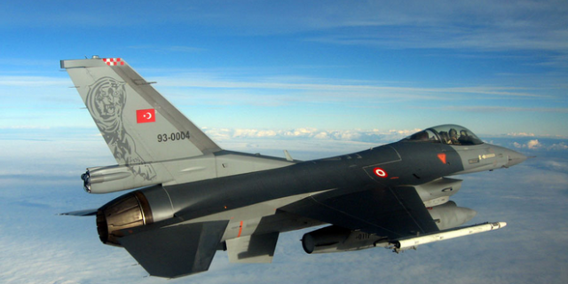Πτήση τουρκικών F-16 πάνω από την Παναγιά των Οινουσών