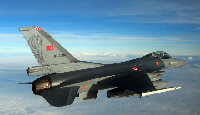 Πτήση τουρκικών F-16 πάνω από την Παναγιά των Οινουσών