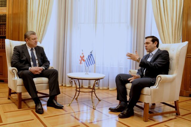 Τσίπρας: Ιστορικοί οι δεσμοί Ελλάδας και Γεωργίας