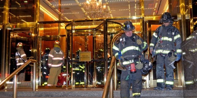 Πυρκαγιά στον ουρανοξύστη του Ντόναλντ Τραμπ