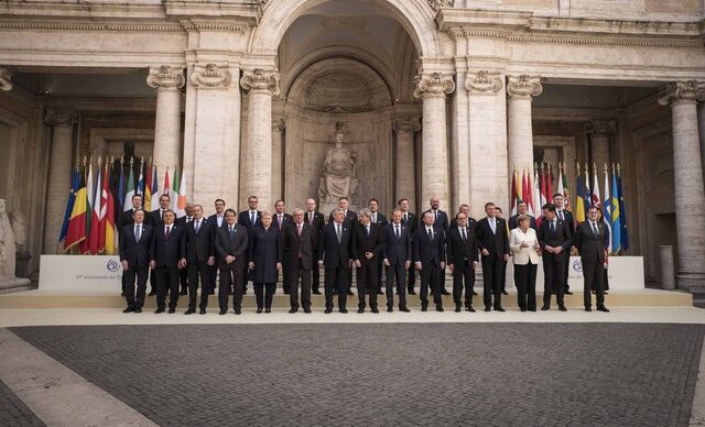 Οι 27 υπέγραψαν τη Συνθήκη της Ρώμης