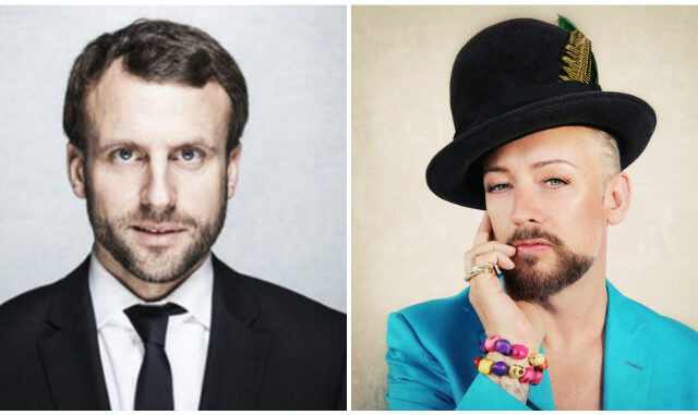 Ο Boy George στηρίζει Μακρόν