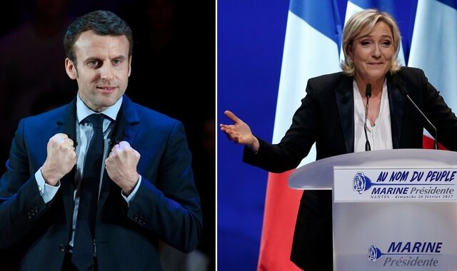 Γαλλικές εκλογές: Φαβορί ο Μακρόν, σταθερή η Λεπέν