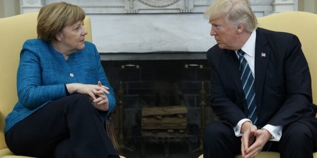 Μέρκελ-Τραμπ: Συγκλίσεις και ηχηρές διαφωνίες