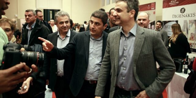 Ο Μητσοτάκης και οι οινοπαραγωγοί