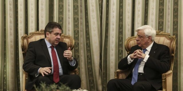 Συνάντηση Παυλόπουλου-Γκάμπριελ στο Προεδρικό Μέγαρο