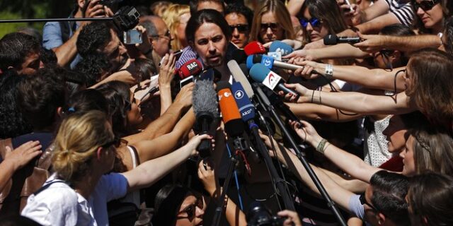 Ισπανία: Δημοσιογράφοι καταγγέλλουν ότι δέχονται πιέσεις από το Podemos