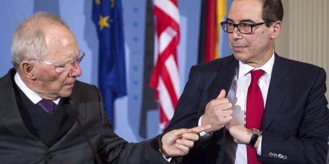 Μνούτσιν σε Σόιμπλε: Δεν θέλουμε εμπορικό πόλεμο