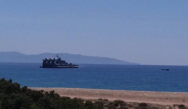 ‘Απόβαση’ κομάντο στο Πυργάκι της Νάξου