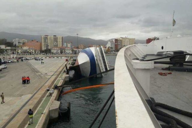 Το πλοίο ‘Παναγία Πάρου’ βούλιαξε σε λιμάνι της Ισπανίας