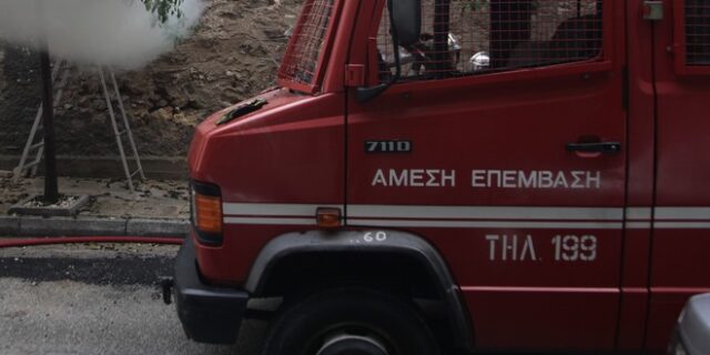 Θεσσαλονίκη: Φωτιά σε θερμοκήπιο