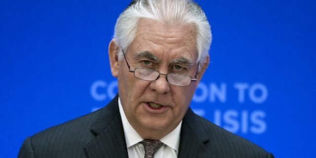 Τίλερσον: Η απραξία της Ρωσίας προκάλεσε την επίθεση με χημικά στη Συρία