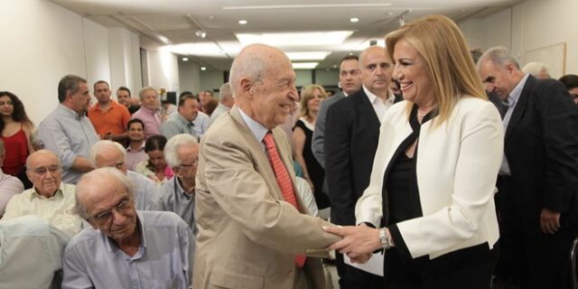 Συνάντηση Γεννηματά- Σημίτη εν μέσω έντασης στο ΠΑΣΟΚ