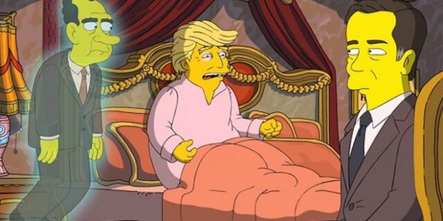 Simpsons: Όταν το φάντασμα του Ρίτσαρντ Νίξον επισκέφτηκε τον Τραμπ