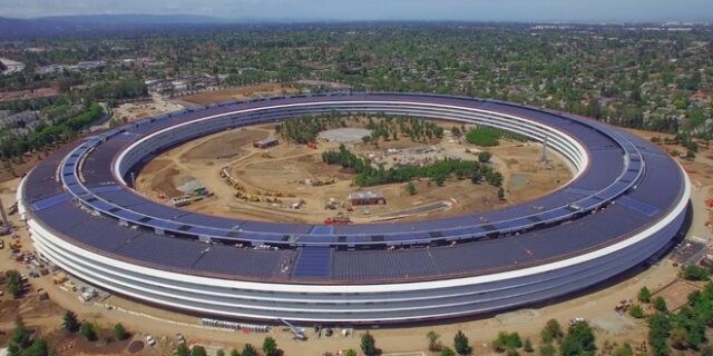 Βίντεο από drone αποκαλύπτει λεπτομέρειες του Apple Park
