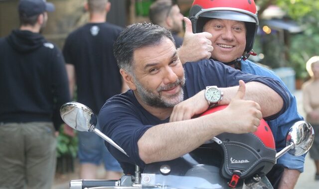My Way: Μποτρίνι και Αρναούτογλου ξέρουν από βέσπα… και καλό φαγητό