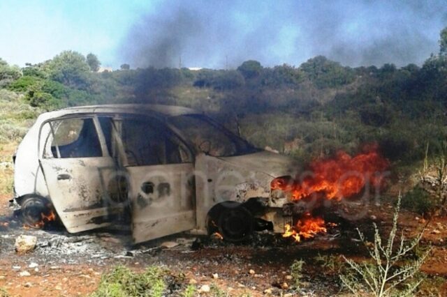 Χανιά: Έβαλε φωτιά στο αμάξι, για να μην του το πάρει η πρώην γυναίκα του