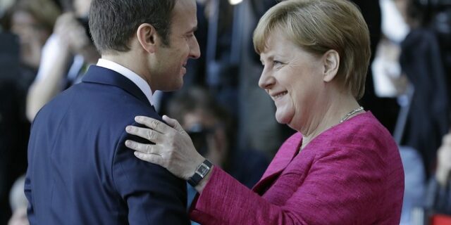 Επανίδρυση της Ευρώπης ζήτησε ο Μακρόν από τη Μέρκελ
