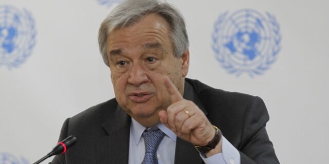 Γκουτέρες: Δεν θα υπάρξει νικητής στον πόλεμο στη Συρία