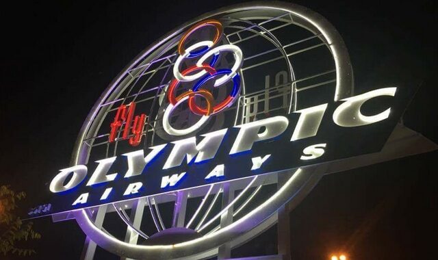 Άναψε το σήμα της Ολυμπιακής στο Ελληνικό μετά από 20 χρόνια