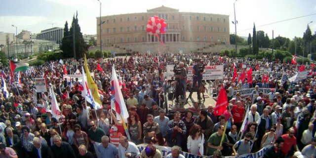 Με συγκεντρώσεις και πορείες των συνδικάτων ο εορτασμός της Πρωτομαγιάς