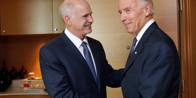 Συνάντηση Παπανδρέου – Μπάιντεν