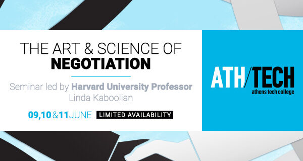 ‘The Art of Negotiation’ by Harvard University Professor, Linda Kaboolian στις 9 Ιουνίου