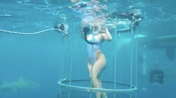 Η αλήθεια για το βίντεο με την πορνοστάρ που την δάγκωσε καρχαρίας