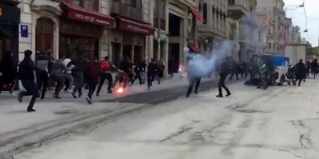 Επεισόδια στην Ταξίμ. Χτύπησαν οπαδούς του Ολυμπιακού