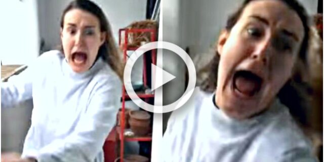 Βίντεο: Δεν φαντάζεστε τι προκάλεσε τον απόλυτο τρόμο σ’ αυτή τη γυναίκα