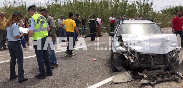 Ηλεία: Μία νεκρή και πέντε τραυματίες σε τροχαίο