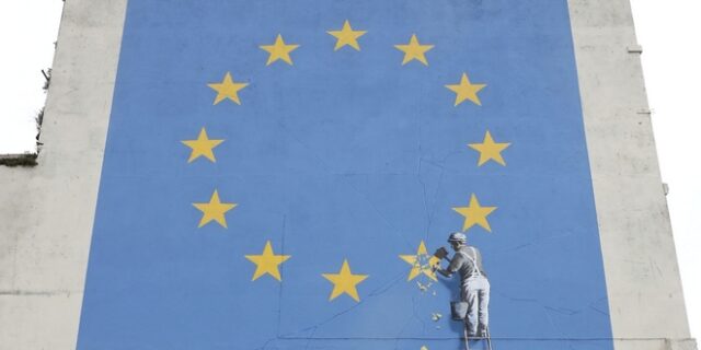 “Εξαφανίστηκε” έργο του Banksy για το Brexit