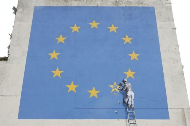 “Εξαφανίστηκε” έργο του Banksy για το Brexit