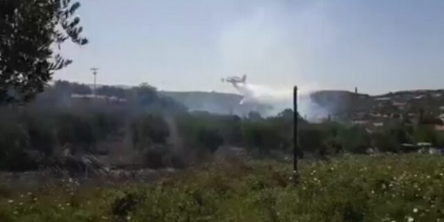 Υπό μερικό έλεγχο οι πυρκαγιές σε Κορώνη και Κρυονέρι