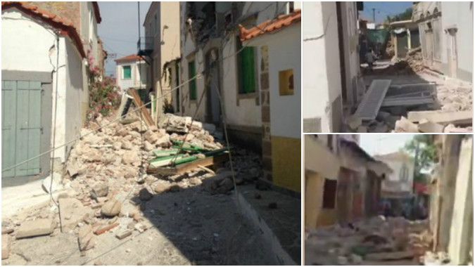 Βίντεο: Η στιγμή του σεισμού στη Λέσβο