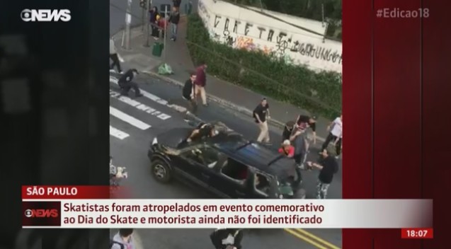 Τρόμος στο Σάο Πάολο: Οδηγός παρέσυρε skaters