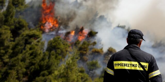 Καταστροφές σε σπίτια από τη φωτιά στον Κότρωνα. Υψηλός κίνδυνος πυρκαγιάς τη Δευτέρα