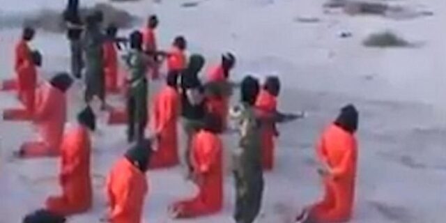 Σοκαριστικές εικόνες: Μαζική εκτέλεση τζιχαντιστών στη Λιβύη