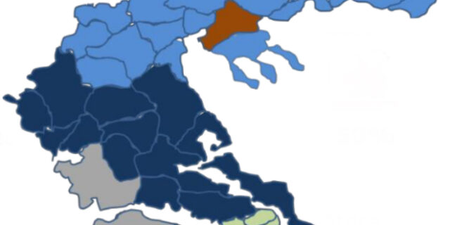 Χάρτης: Ποιες αλυσίδες  σούπερ μάρκετ και πού είναι πιο δυνατές στην Ελλάδα