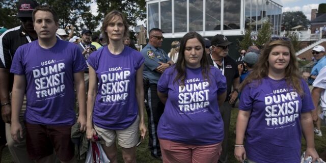 Τα ‘έψαλαν’ στον Τραμπ ακόμα και στο U.S. Women’s Open